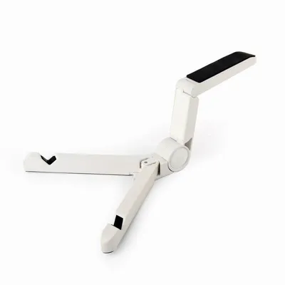 Gembird TA-TS-01/W Tragbarer klappbarer Laptop-Ständer für Tisch Weiß 178 mm