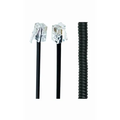 Telefonkabel spiralförmig Gembird TC4P4CS-2M 2 m RJ10