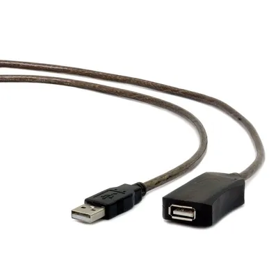 Gembird USB A/USB A M/F 10m USB Kabel USB 2.0 Schwarz