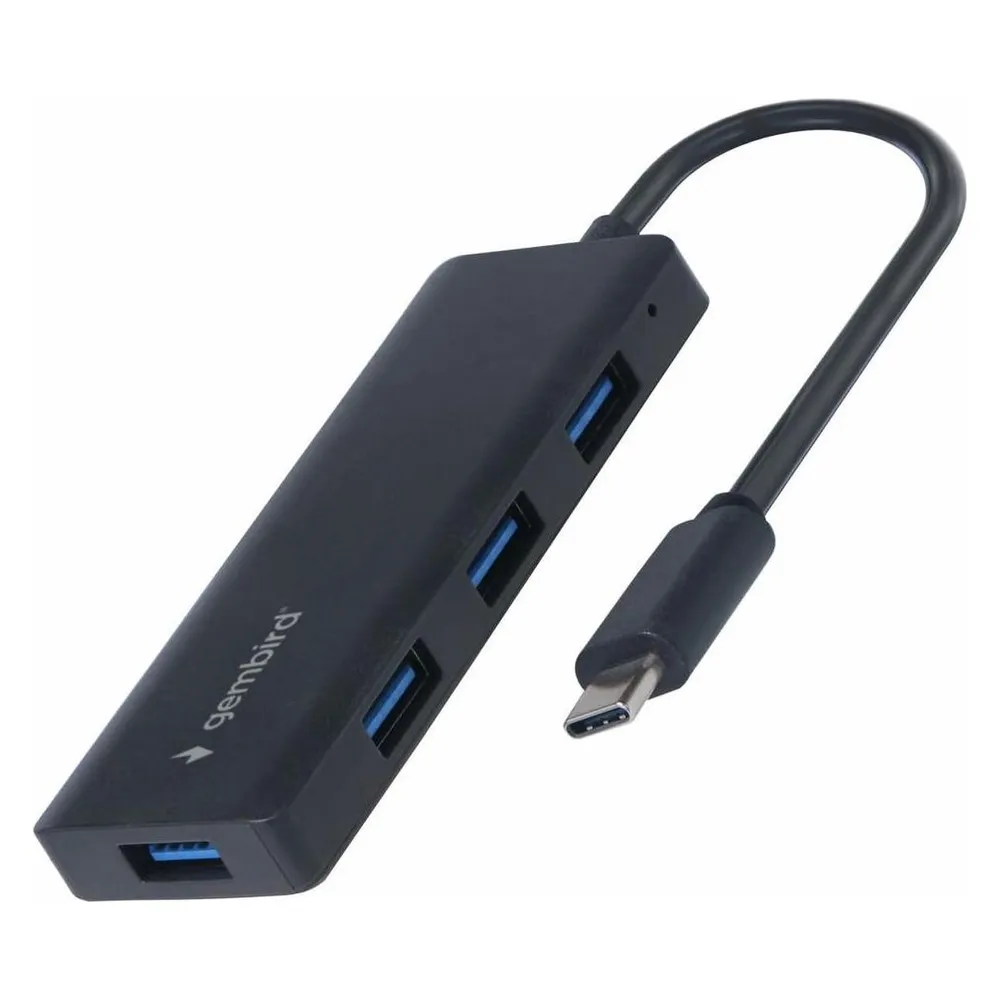 Hub Gembird 4 Ports USB 3.1 5 Gbit/s UHB-CM-U3P4-02 kompakt