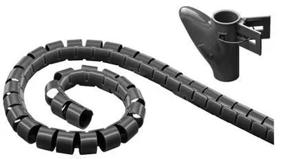 Kabel-Organizer Funda Genérica 20 mm Kunststoff schwarz 2,5 m