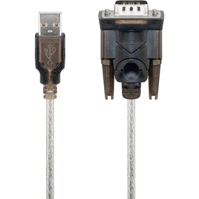 Kabel Adapter USB zu RS-232 DB9 Männlich 1,5 m Schwarz Generisch
