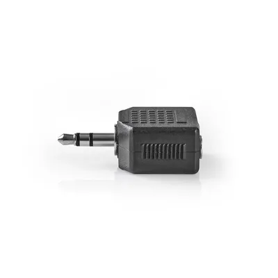 Audio-Kabelteiler 3,5 mm Stecker auf 2 Buchsen Nedis CAGB22945BK