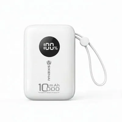 Externe Batterie Sikenai 10 000 mAh 22,5 W Schnellladung USB-C
