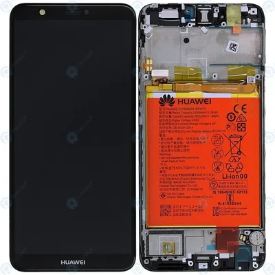Display mit Rahmen Huawei P Smart Original Gebraucht (Akku defekt) Ersatzteil