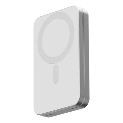 Externe Batterie LINQ LQWPS082 8000 mAh Kabellose Ladung MagSafe Silber