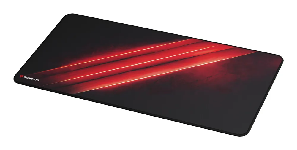 Carbon 500 Maxi Flash G2 Gaming-Mauspad, Schwarz/Rot