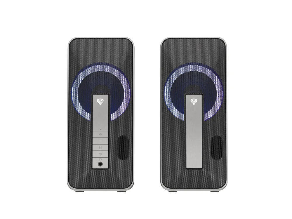 Genesis Helium 100BT RGB Bluetooth-Lautsprecher Schwarz