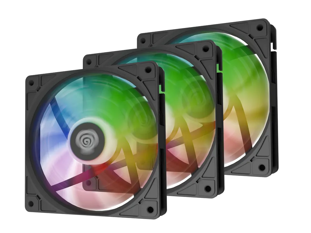 Kühlung Luft GENESIS Oxal 120 ARGB 120mm Schwarz Lagerbuchse