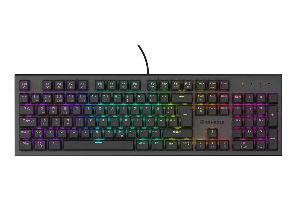 Genesis Gaming Tastatur THOR 303 brown kabelgeb. (DE)
