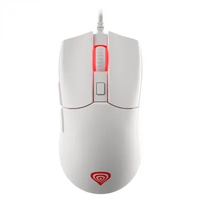 Maus Genesis Krypton 750 USB 2000DPI Weiß RGB 6 Tasten