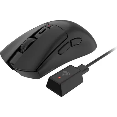 Ratón Genesis Zircon 880 Pro RF Wireless 30000 DPI Schwarz 6 Tasten