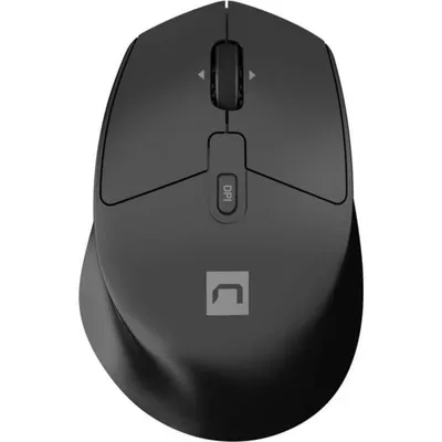 Maus Genesis Natec Kite kabellos Bluetooth RF 4000 DPI schwarz Scrollrad