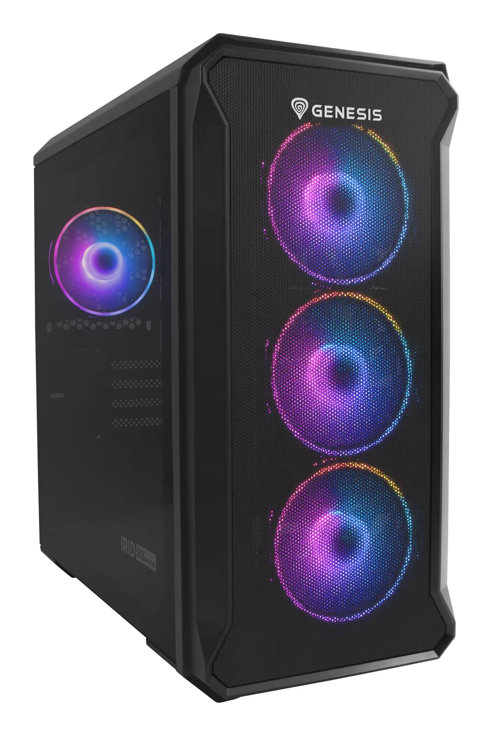 Genesis Irid 503 ARGB gehärtetes Glas USB 3.0