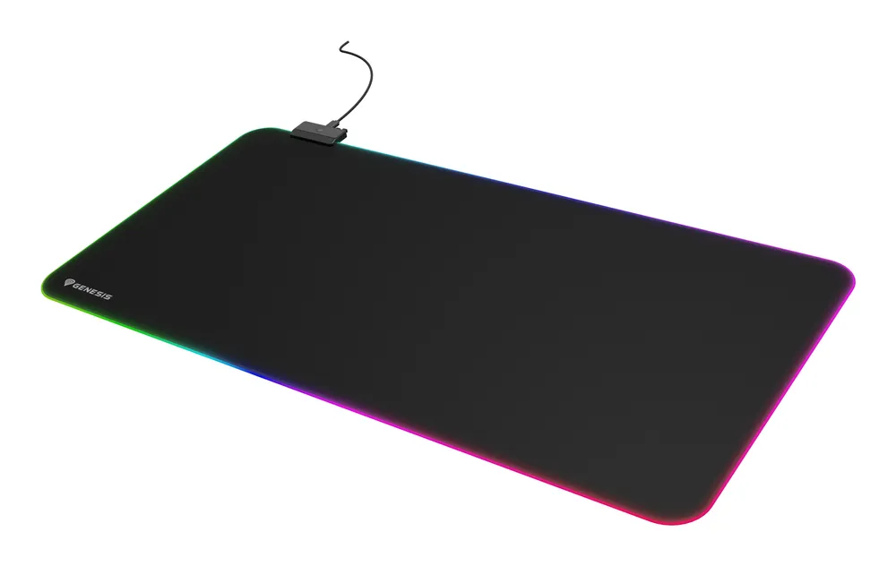 Genesis Boron 500 RGB XXL - 800x400x4mm - Schwarz