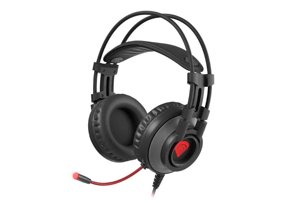 Genesis Radon 600 Gaming-Kopfhörer 7.1 USB Schwarz/Rot