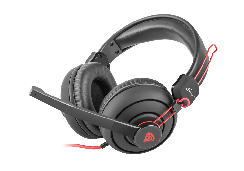 Genesis H70 Gaming-Headset, Schwarz/Rot