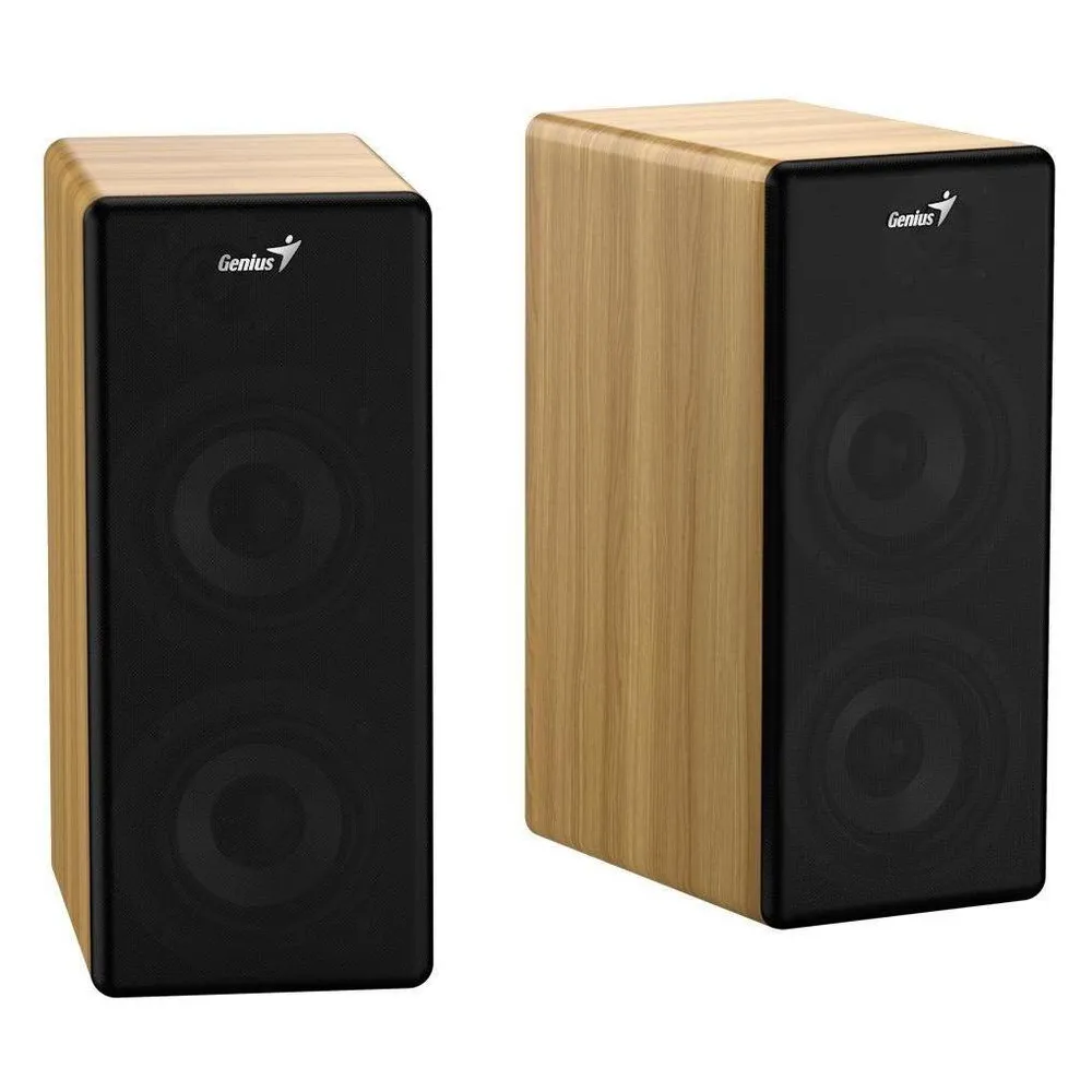 Lautsprecher Genius PC Bluetooth 45W mit Holz und Soundeinstellungen