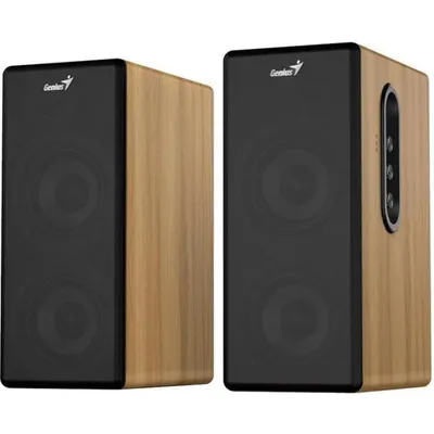 Lautsprecher Genius PC Bluetooth 45W mit Holz und Soundeinstellungen