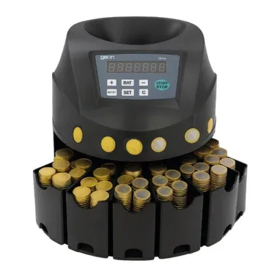 Münzzähler Geon BJ-18 200/min Kapazität 500 Automatischer Stopp
