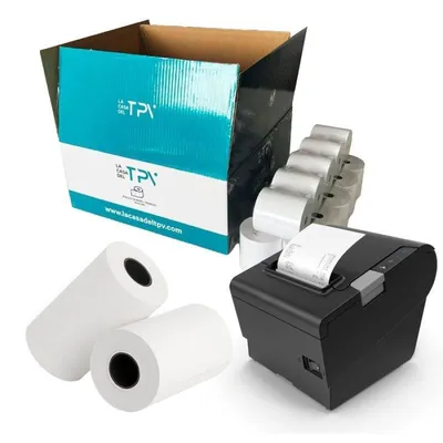 Thermorolle Geon 80x80 mm 50,50 m 300er Pack Hochwertig