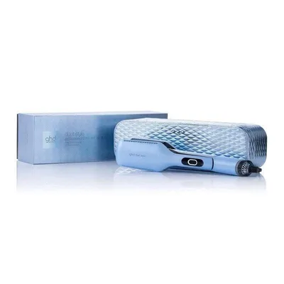 2-in-1 Keramik-Glätteisen ghd Duet Style Iced Luxe Air-Fusion Abschaltautomatik Blau
