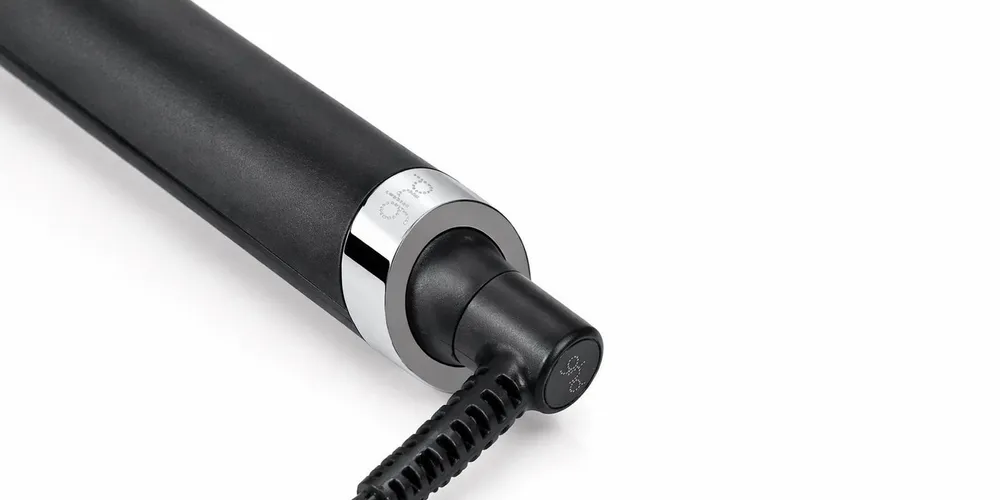 GHD Lockenstab GHD Curve Creative Curl Wand Lockenstab - schwarz, Einzigartiges Gabelgelenk