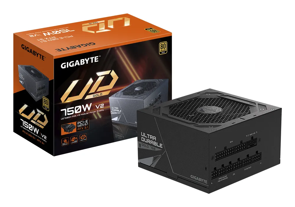 Netzteil Gigabyte UD750GM PG5 V2 750W 80 PLUS Gold vollmodular PCIe Gen 5.1