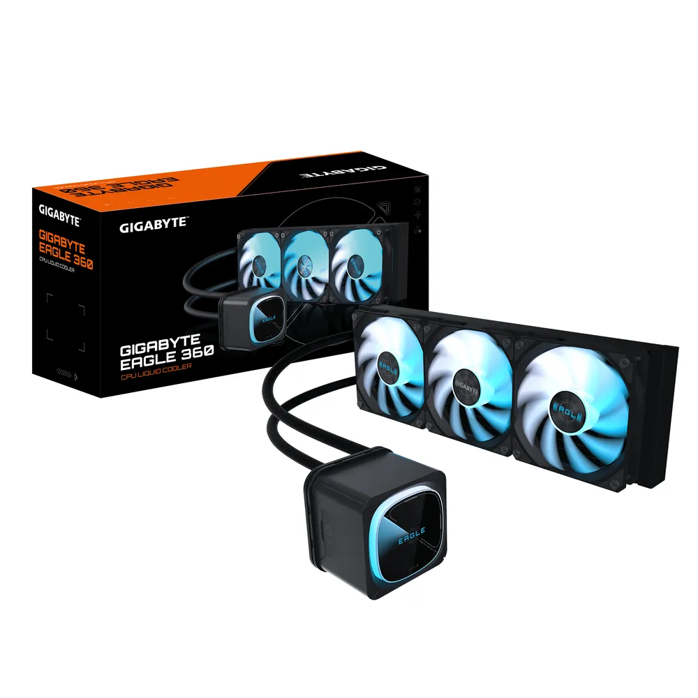 Refrigeración Líquida Gigabyte Eagle 360 394mm 3 Lüfter ARGB LCD