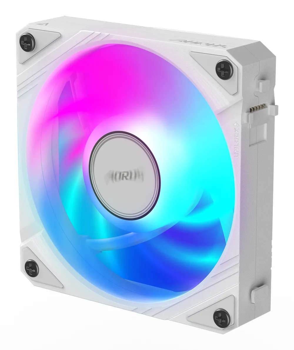Zusatzlüfter Gigabyte GP-ECFAN1201 ICE 120mm 2000RPM mit ARGB-Beleuchtung