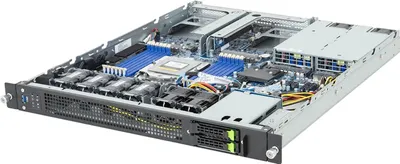 Barebone Gigabyte E163-Z34-AAH1 AMD EPYC 9004 DDR5 12-Kanal 2x 2,5" M.2 TPM