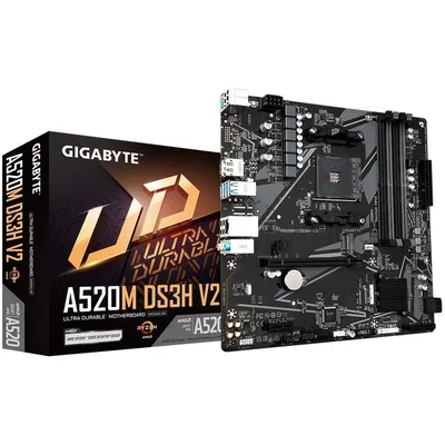 GIGABYTE A520M DS3H V2 Motherboard Sockel AM4 micro ATX