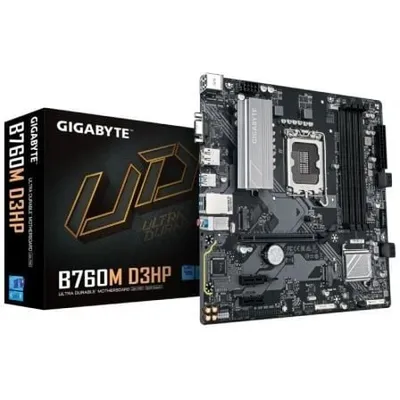 Gigabyte B760M D3HP-Mainboard, Intel B760 LGA1700, Micro ATX, Dual M.2, DDR5, RAID
