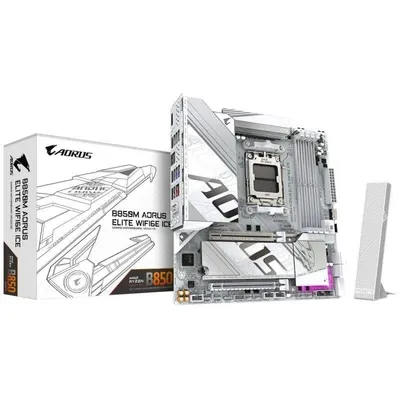 Motherboard Gigabyte B850M AORUS ELITE WIFI6E ICE B850 AM5 DDR5 Micro-ATX WiFi 6E