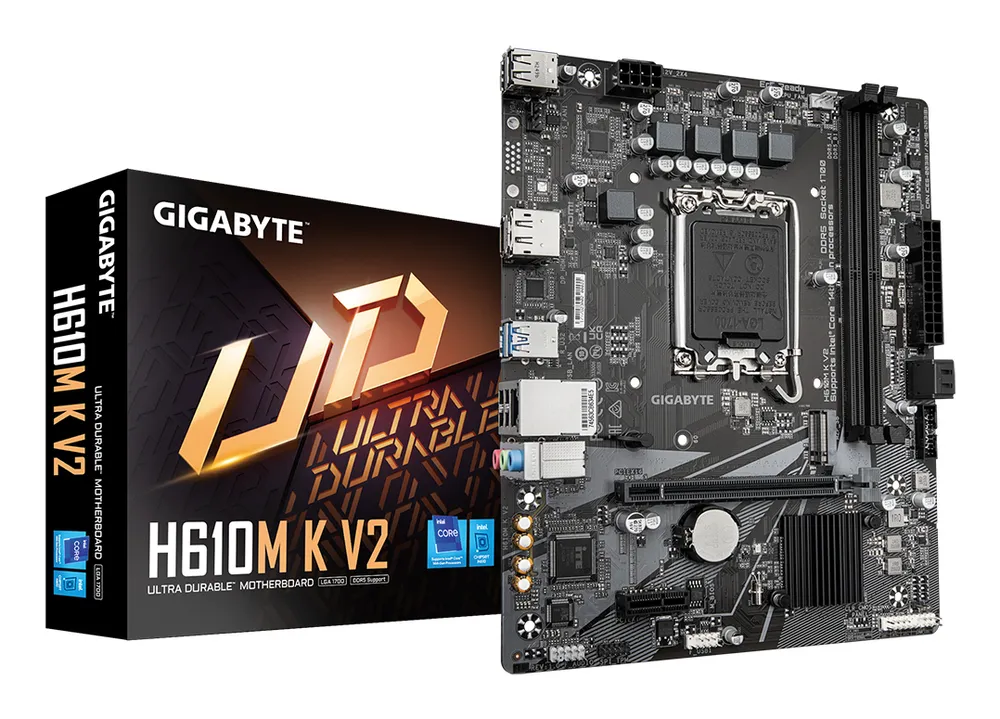 Mainboard GIGABYTE H610M K V2 Intel LGA 1700 DDR5 5600 MHz Micro ATX