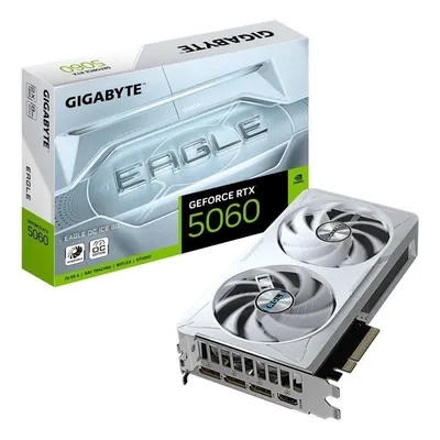 Grafikkarte Gigabyte GeForce RTX 5060 EAGLE OC ICE 8GB GDDR7 Reflex 2 RTX AI DLSS4
