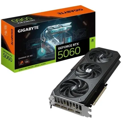 Grafikkarte Gigabyte GeForce RTX 5060 GAMING OC 8GB GDDR7 Reflex 2 RTX AI DLSS4