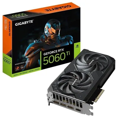 Grafikkarte Gigabyte GeForce RTX 5060 Ti WINDFORCE OC 16GB GDDR7 Reflex 2 RTX AI DLSS4