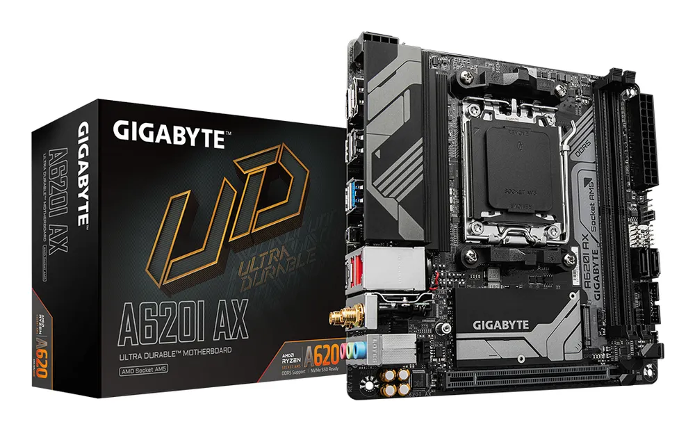 Gigabyte A620I AX - AMD A620 - So. AM5 - ITX