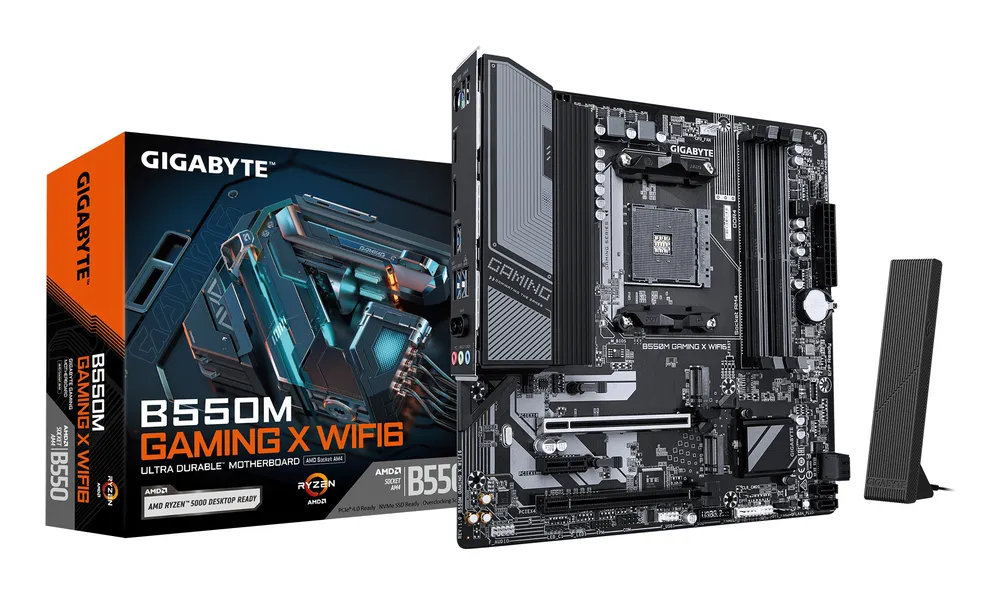 Placa Base Gigabyte B550 Micro ATX AM4 Gaming X WiFi6 DDR4 PCIe 4.0 Wi-Fi 6