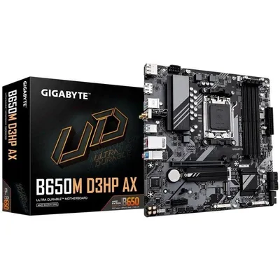 Motherboard Gigabyte B650M D3HP AX B650 Sockel AM5 DDR5 Micro-ATX WiFi 6E 2.5GbE M.2