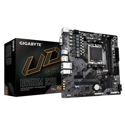 GIGABYTE B650M S2H Motherboard AMD B650 Sockel AM5 micro ATX