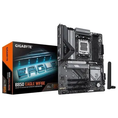 Motherboard Gigabyte B850 EAGLE WIFI6E B850 Sockel AM5 DDR5 ATX WiFi 6E PCIe 5.0 256GB M.2 RAID 7.1