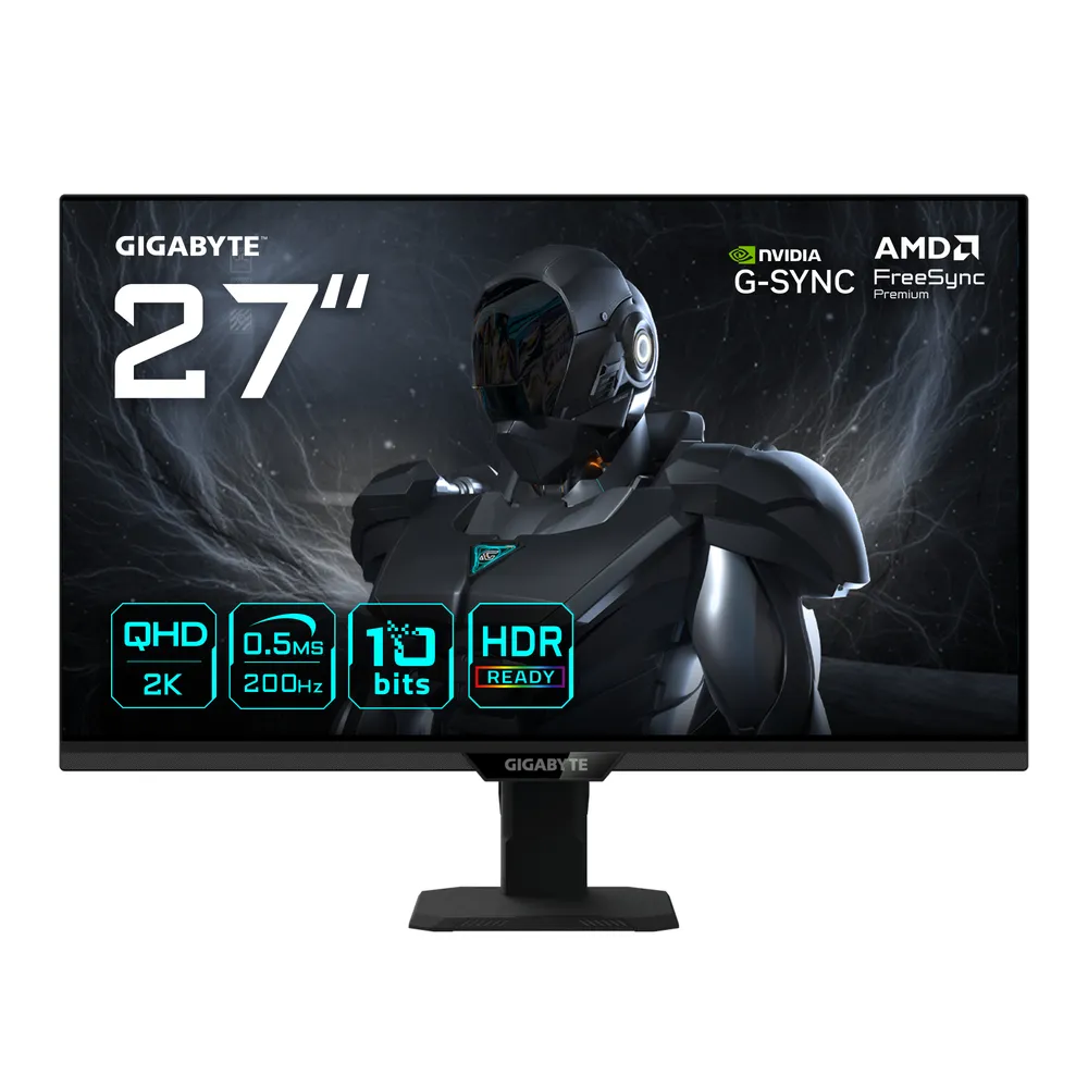 Monitor GIGABYTE G27Q20T 27" Quad HD 200Hz IPS FreeSync Premium HDR10 0,5ms