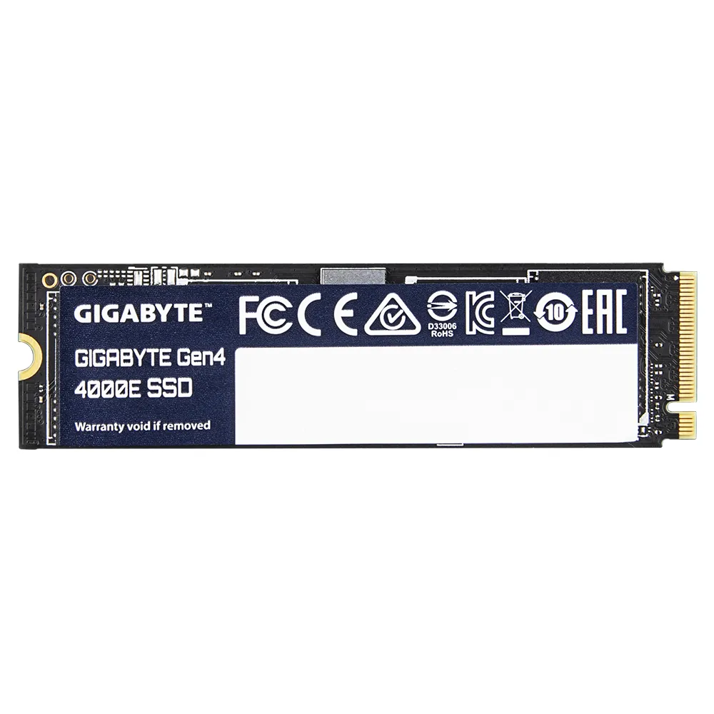 Gigabyte Gen4 4000E SSD 1 TB M.2 NVMe PCIe 4.0 4000 MB/s 3D NAND 2280 ultraschnelle Festplatte