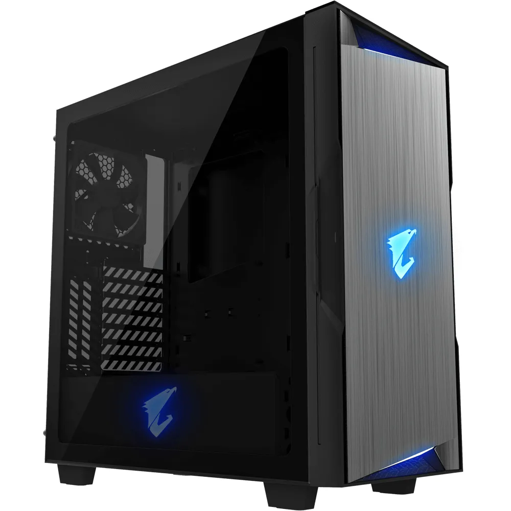 Gigabyte Aorus C300 Glas RGB gehärtetes Glas USB 3.1 Schwarz