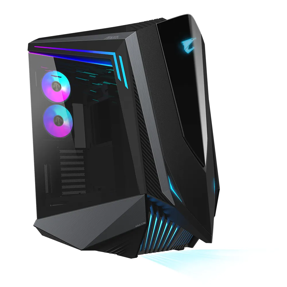 Gigabyte AORUS C700 Glass gehärtetes Glas USB 3.1 Schwarz