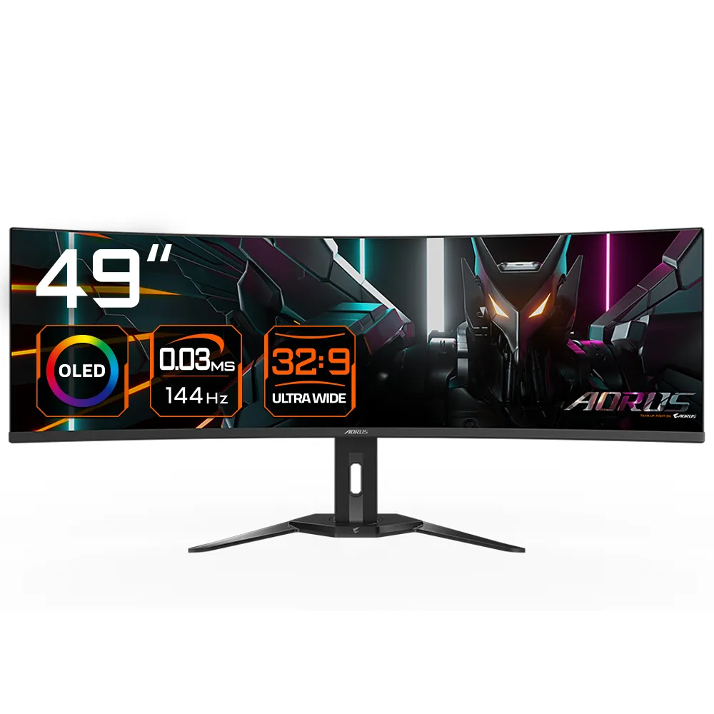 Gigabyte AORUS CO49DQ Curved-Gaming-OLED-Monitor (124,4 cm/49 ", 5120 x 1440 px, DQHD, 144 Hz)