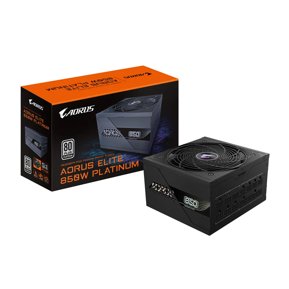 GIGABYTE 850W 80 PLUS Platinum AORUS ELITE P850W PCIe 5.0 Modulares Netzteil