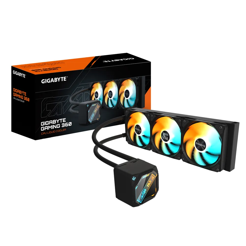 Refrigeración Líquida GIGABYTE GAMING 360 360mm 3 Lüfter ARGB Daisy-Chain